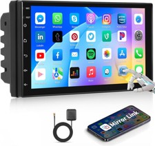 7" Android 13 AUTORADIO mit Navigation NAVI BLUETOOTH USB GPS Doppel 2DIN