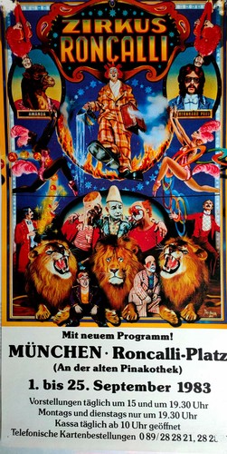 Plakat circus roncalli jörg - plakat,