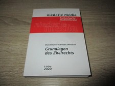Niederle Media Grundlagen des Zivilrechts 8. Auflage 2020 Karteikarten