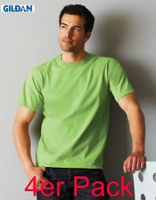 4 er Set GILDAN T-Shirts Ultra 195 g/m² | S bis 5XL (XXXXXL)