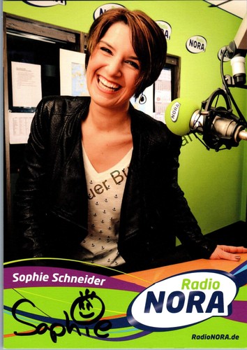 Original autogramm sophie - autogramm,