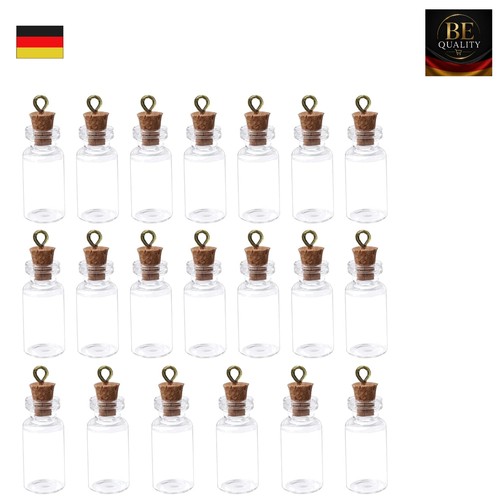 Mini glasflaschen set - glasflaschen, mit