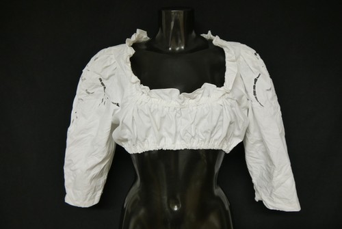 Dirndlbluse weiß bluse - gr.44,