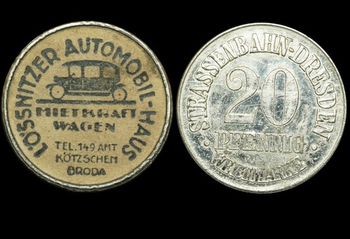 Wertmarke pfennig reklame - 20, pfennig,