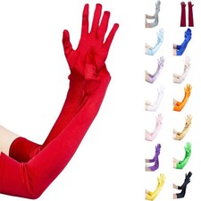 Braut Satin Stretch Handschuhe
