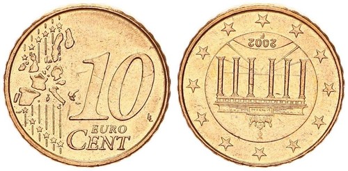 Brd cent 2002 - brd, 10
