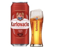 6  Dosen Karlovacko Bier aus