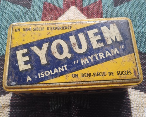 Antike eyquem blechdose 1950er - blechdose,
