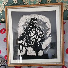  Schmerzensmann, Stoff, Batik