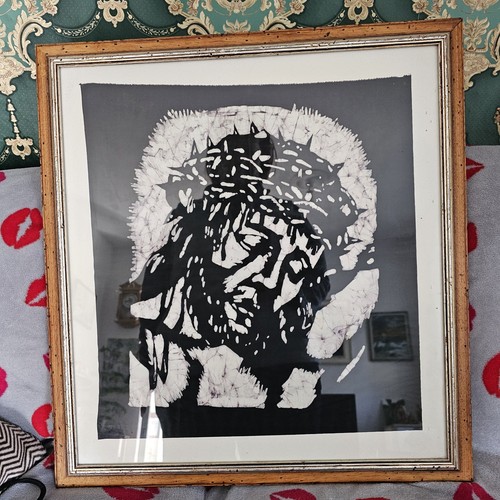 Schmerzensmann stoff batik - stoff,,