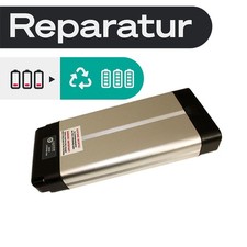 E-Bike Akku Reparatur Panterra 36V 8,8Ah Gepäckträger 10CMR18/65-4