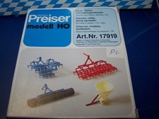 PREISER 17919 Landwirtschaftl. Maschinen Bausatz  in ungeöffneter Ovp. 1:87