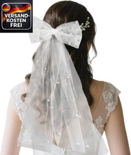 Braut Schleier Perlen Weißer