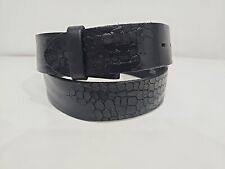 ♥ umjuBELT Gürtel Wave Turtle schwarz echt Leder Wechsel 80 85 90 95 100 110