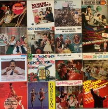 KONVOLUT 16 Schallplatten Stimmung, Party Schlager 50er 60er Jahre