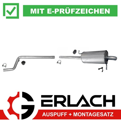 Auspuffanlage für caddy - für,