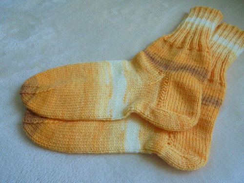Wollsocken handgestrickt