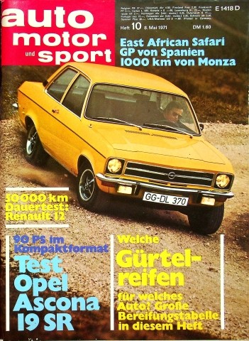 Auto motor sport - motor, ams