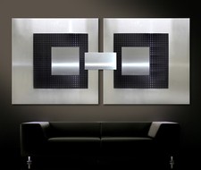 ORIGINAL ABSTRAKT METALL