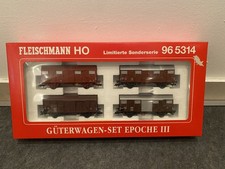 Fleischmann Wagenset "Güterwagen-Set Epoche 3 " 965314 H0 Sammlung