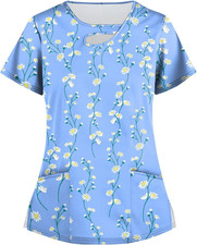 Kasack Damen Pflege Farbdruck