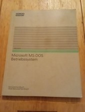 Microsoft MS-DOs Etriebssystem Handbuch