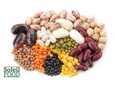 Rote Linsen Reis Kichererbsen