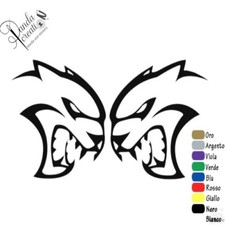 Set 2 Aufkleber Permanent Prespaced Vinyl Puma Helm Motorrad Roller Auto Tuning