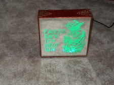 LED Deko - Leuchtkasten mit Motiv Yoda mit Text