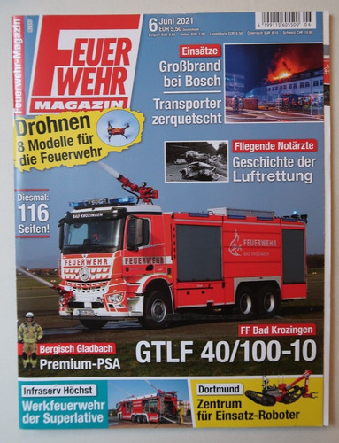 Feuerwehr magazin 2021 - magazin, 6/2021