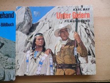 Winnetou Filmbildbuch UNTER GEIERN mit Steward Granger Pierre Brice Komplett gut