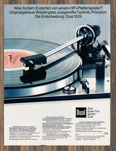Dual 1229 reklame - 1229,