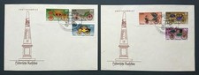 Briefmarken DDR 2x FDC 1976 Historische Kutschen