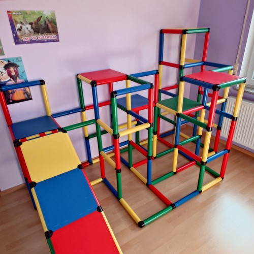 Quadro klettergerüst wie neu - klettergerüst,
