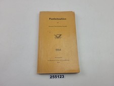 Postleitzahlenbuch DDR 1964