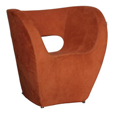 Moroso Victoria + Albert Sessel Klein Bezug Alcantara Kategorie Y Farbe 