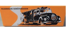 Märklin 18038 Feuerwehr-Gerätewagen. Magirus-Deutz Rundhauber mit Geräte-Aufbau.