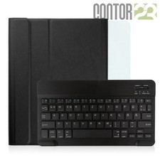 Schutzhülle +Bluetooth Tastatur,Schutzfolie SCHWARZ Apple iPad 2/3/4 (2011/2012)