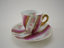 Schöne alte Kaffeetasse Rosa