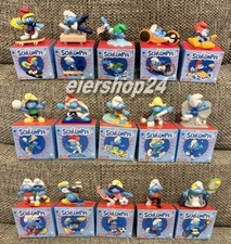 Kompletter Satz DIE SCHLÜMPFE  Schleich Mc Donalds 2024 komplett mit 15 Boxen!