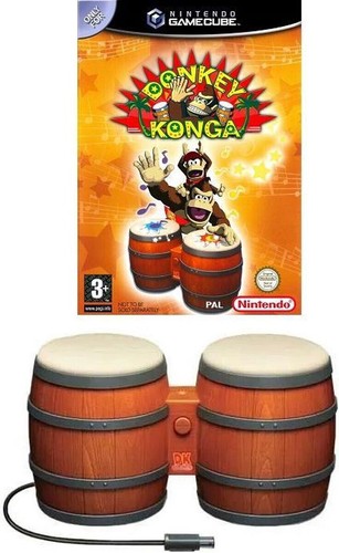 Donkey konga inkl - donkey, bongo