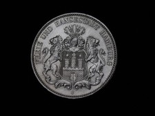 3 Mark Freie und Hansestadt Hamburg 1914 J Silber Kaiserreich