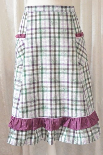 Schürze halb rüschen damen - halb,