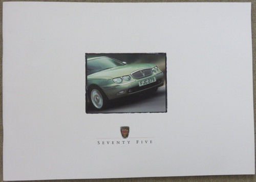 Rover seventy five brochure - seventy,
