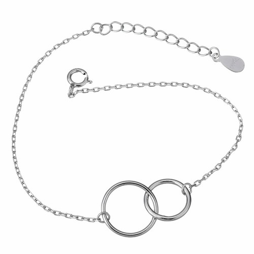 Interlocking circle armband - interlocking,