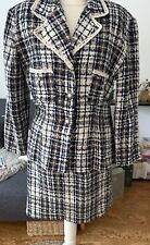 My Michelle traumhaftes Kostüm Rock Blazer Boucle Gr. 34 XS Beige Braun