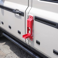 Rote Autotürstufe Klappbar