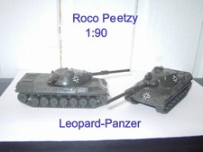 2x Leopard-Panzer von Roco - 60er Jahre