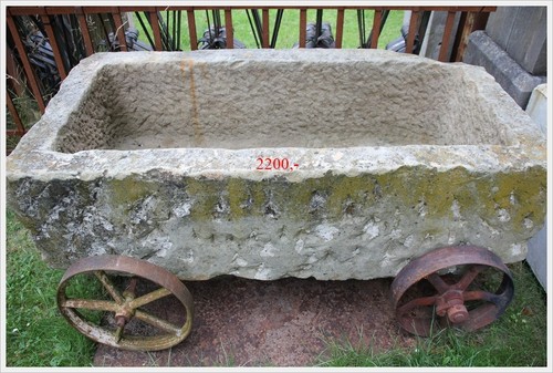 Sandstein becken tränke - becken,
