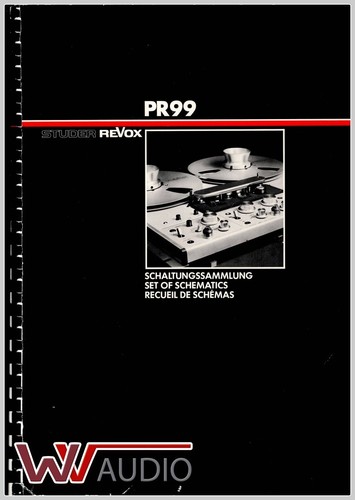 Studer revox pr99 mk1 mk2 - mk1, mk2.